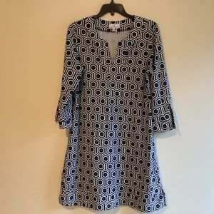 Jude Connally 3/4 sleeve tunic style dress EUC size L